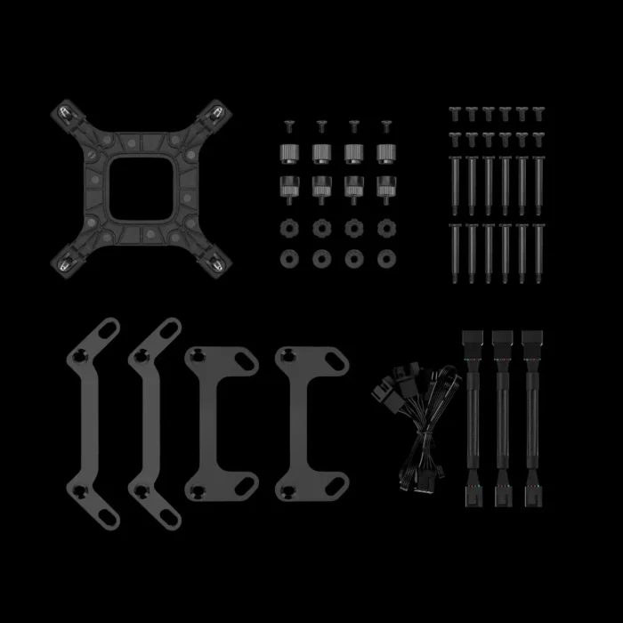 Water Cooler 360mm DeepCool LS720S Zero Dark Preto - Imagem 5