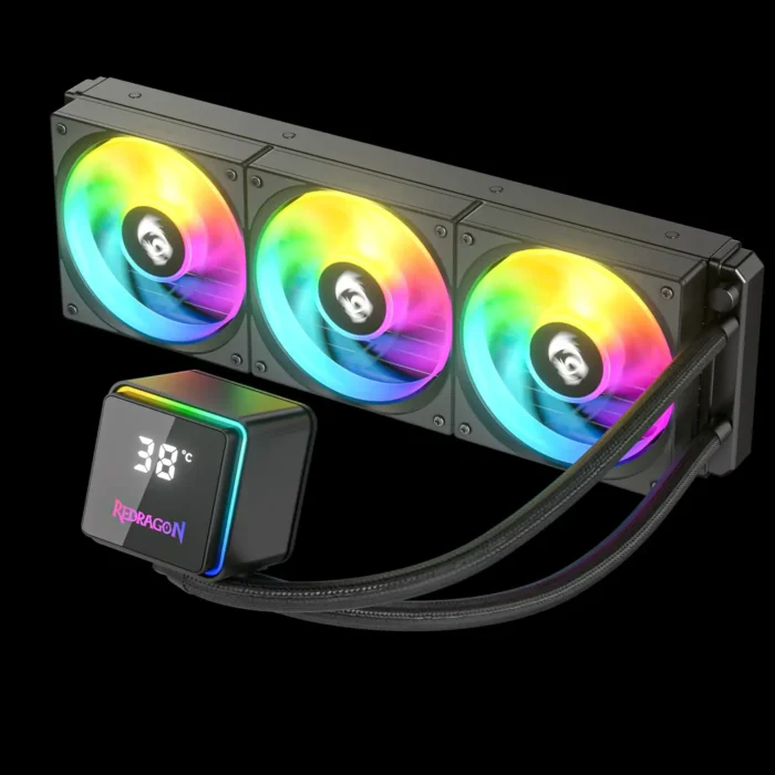 Water Cooler Redragon 360MM ARGB Preto CCW-3017 Digital - Imagem 6