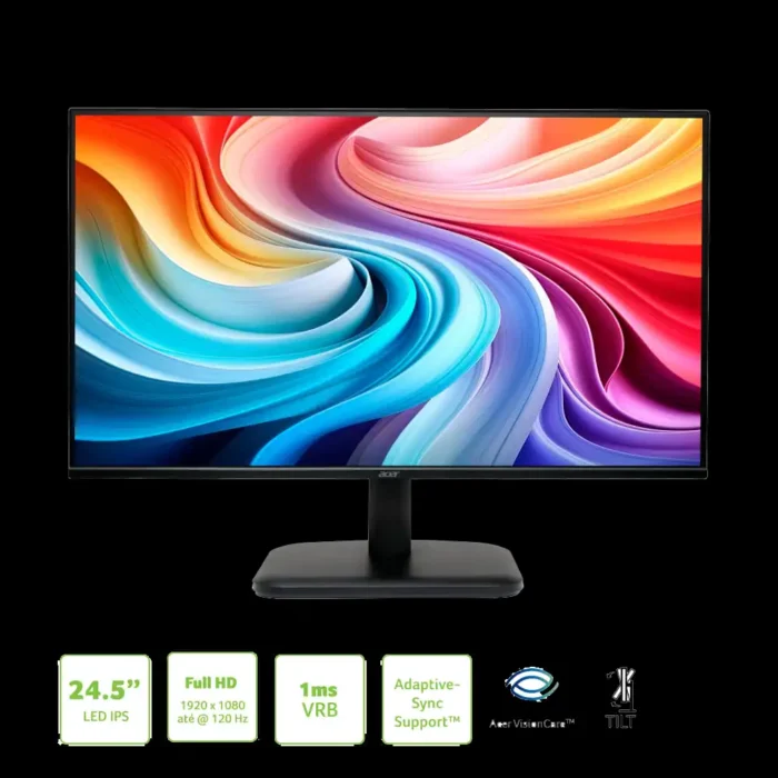 Monitor Acer EK251Q 24.5 LED Full HD 120Hz HDMI VGA - Imagem 7