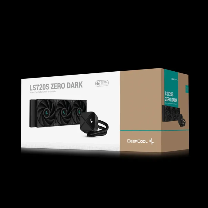 Water Cooler 360mm DeepCool LS720S Zero Dark Preto - Imagem 6