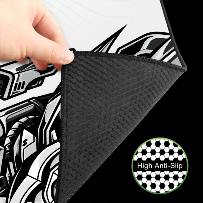 Mousepad Redragon Flick XL Cypher Branco 900x400mm Branco - Imagem 7