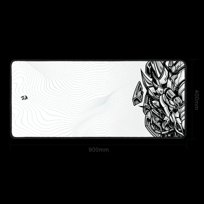 Mousepad Redragon Flick XL Cypher Branco 900x400mm Branco - Imagem 4