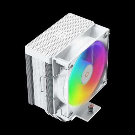 Air Cooler Ocypus Gamma A40 ARGB Digital Branco vista frontal