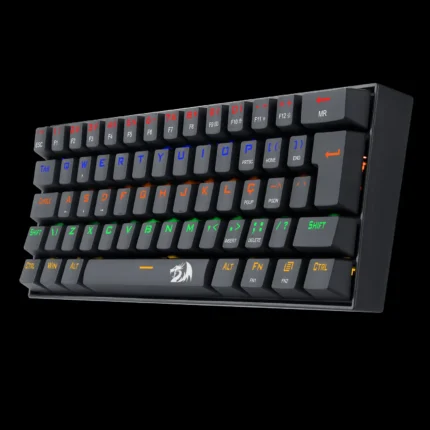 Detalhe das teclas doubleshot do teclado Redragon Lakshmi