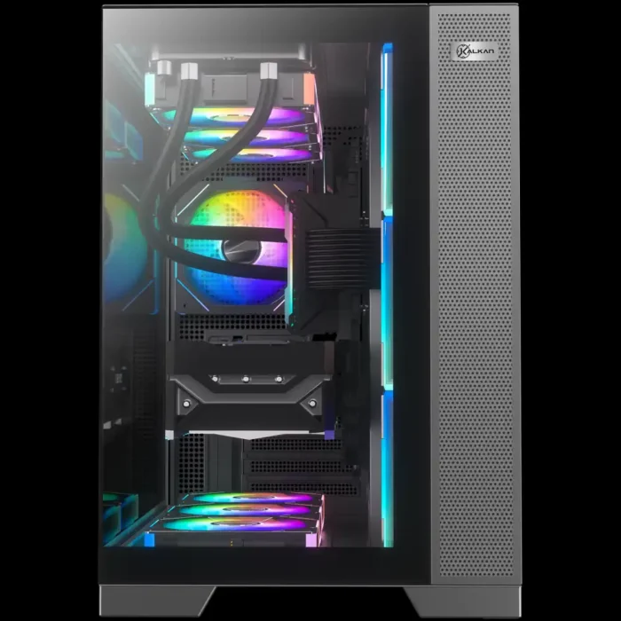 Gabinete Gamer Kalkan Asgard Evo ATX Aquário Camara Dupla - Imagem 4