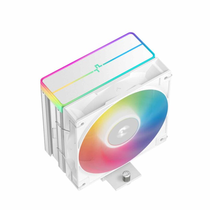 Air Cooler Deepcool Ag400 Wh Argb V2 Branco 4 Heatpipes 120m - Imagem 2