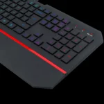 Teclado Redragon Karura 2 mostrando altura ajustável