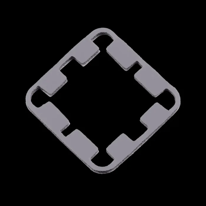Detalhe do protetor de espuma Thermal Grizzly instalado em processador Ryzen AM5