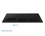 Conexões HDMI e VGA do monitor gamer Samsung 24 polegadas
