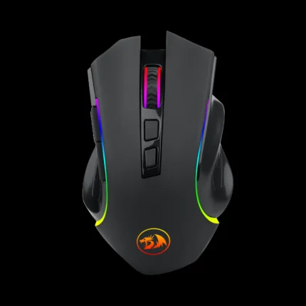 Mouse gamer Redragon Griffin M602-KS preto vista lateral