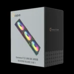 Ventoinha gamer Ocypus Gamma F12 Reverse Blade com fluxo de ar otimizado