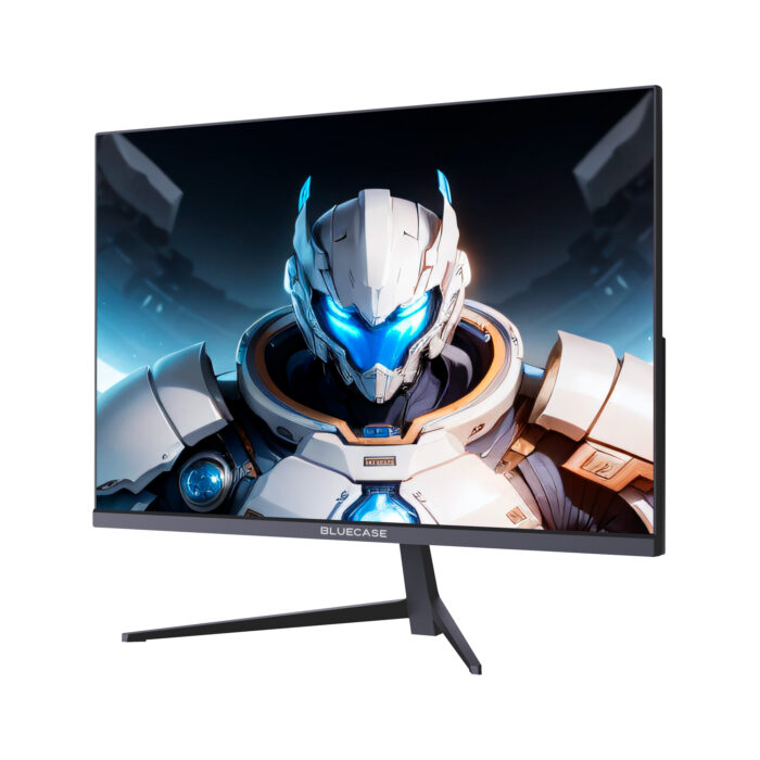 Tela curva do monitor Bluecase com cores vibrantes e alta cobertura sRGB