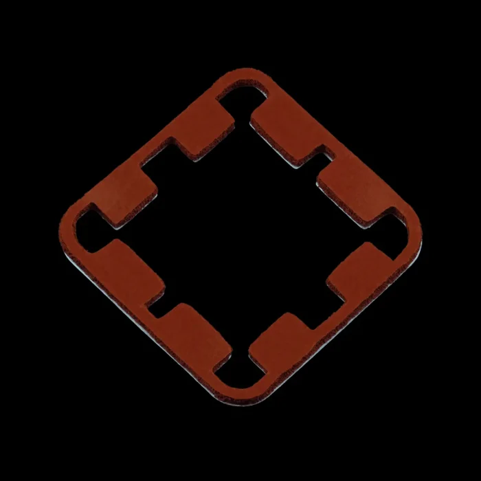 Vista lateral do protetor Thermal Grizzly para CPUs AMD Ryzen AM5