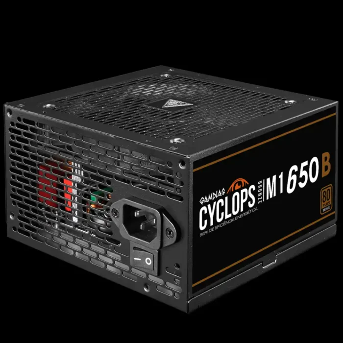Fonte Gamdias Cyclops 650W com selo 80 PLUS Bronze