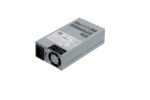 Fonte Bluecase Flex 1U 200W bivolt prata vista frontal