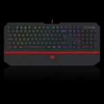 Teclado gamer Redragon Karura 2 preto com iluminação RGB