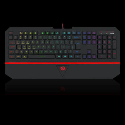 Teclado gamer Redragon Karura 2 preto com iluminação RGB