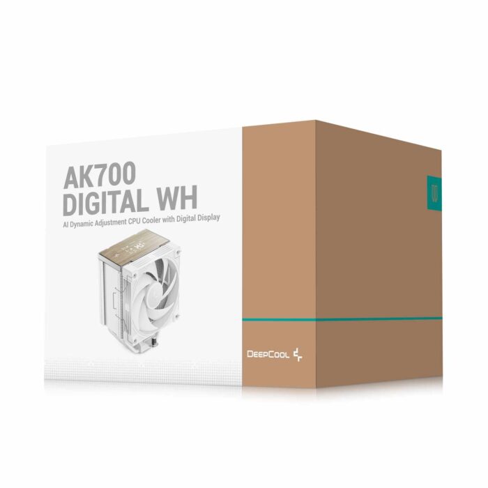 Air Cooler DeepCool AK700 Digital White ARGB Intel AMD - Imagem 8