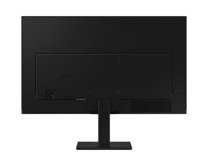 Monitor Samsung 24 polegadas com suporte ajustável e base preta