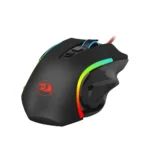 Mouse Redragon Griffin RGB M607 em fundo branco mostrando iluminação RGB