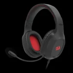 Headset gamer Redragon Grim preto vista frontal