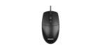 Mouse Philips SPK7247 com cabo USB conectado em fundo branco