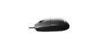 Mouse Philips SPK7247 preto com acabamento fosco visto de frente