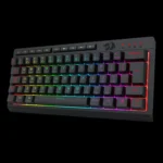 Teclado Redragon Shiva 61 RGB com iluminação RGB ativada