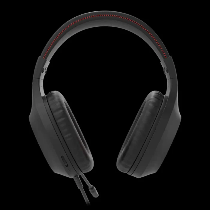 Detalhe do microfone omnidirecional do headset Redragon Grim