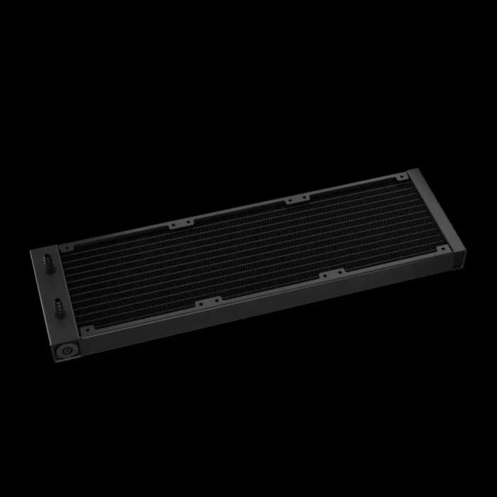 Detalhe do bloco de cobre do Water Cooler DeepCool LP360