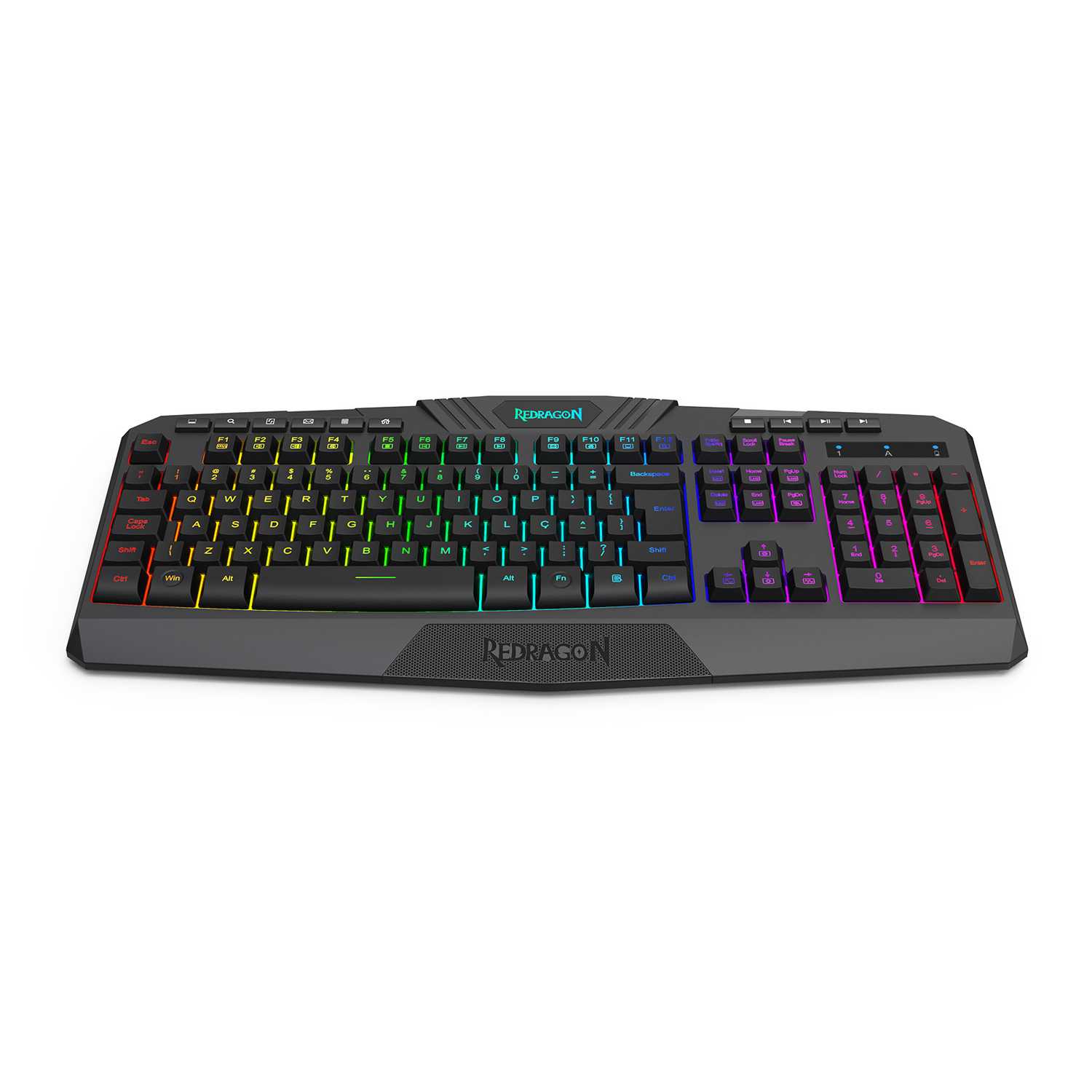 f18b3819ff1f642e1fca1057e2e71e27.jpg Teclado Gamer Wireless Redragon Harpe PRO Membrana ABNT2 PT - Imagem 1