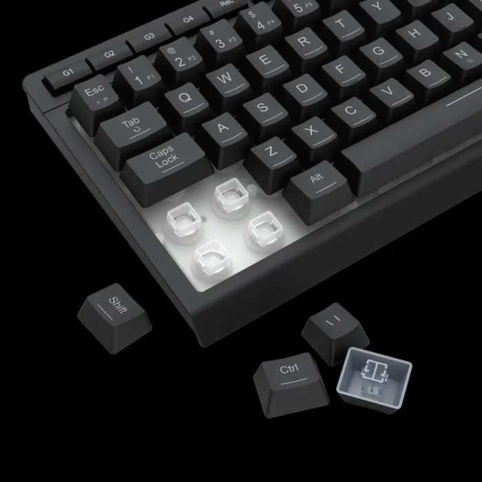 Teclado Redragon Shiva 61 RGB com layout ABNT2 para o mercado brasileiro