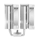 Lateral do dissipador branco do air cooler Deepcool AK620 G2