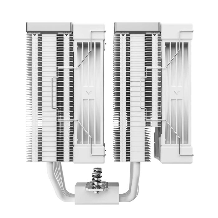 Lateral do dissipador branco do air cooler Deepcool AK620 G2