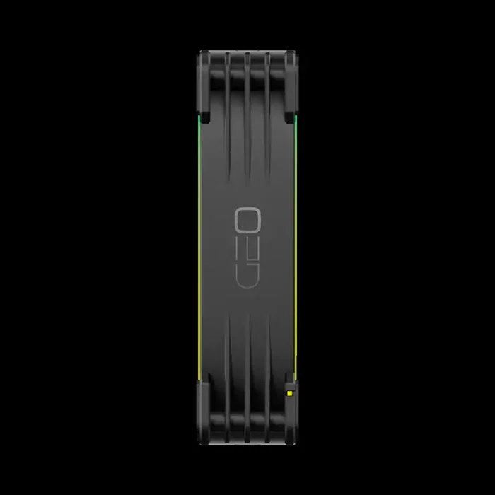 Fan Geometric Future Squama 3003 ARGB mostrando conector PWM e ARGB
