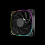 Kit de 3 fans Geometric Future com design Reverse Blade para fluxo invertido