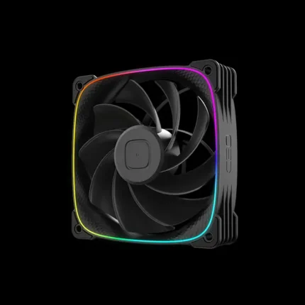 Fan Geometric Future Squama 3003R ARGB Reverse 120mm mostrando hélices e estrutura