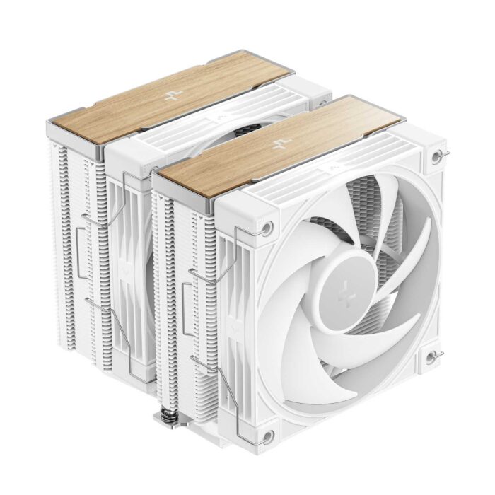 Embalagem do air cooler Deepcool AK620 G2 branco com acessórios