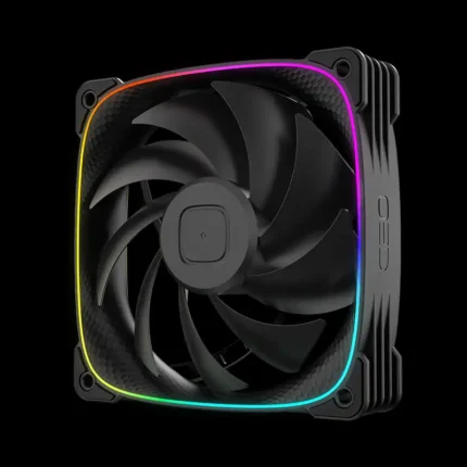 Fan Geometric Future Squama 3003 ARGB iluminado em gabinete gamer