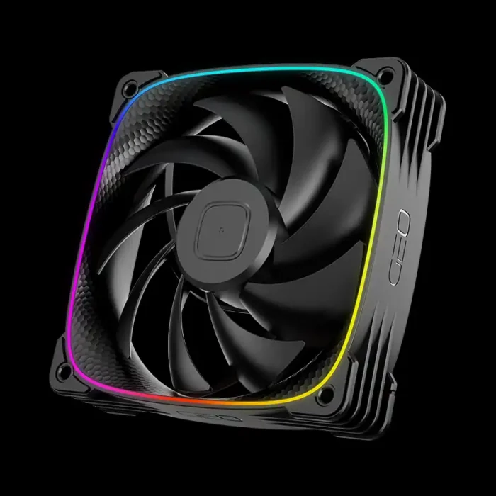 Fans Geometric Future Squama 3003 instaladas em gabinete gamer