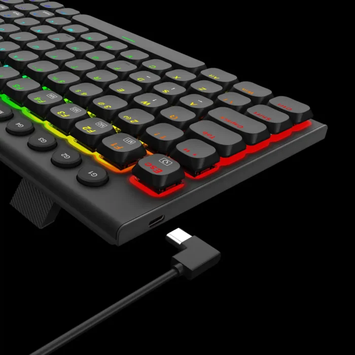 Teclado Mecânico Redragon SION RGB Sw Brown Low Profile PTBR - Imagem 2