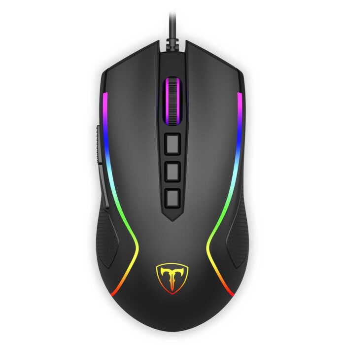 Mouse T-Dagger Darkangel RGB V3 mostrando botões programáveis
