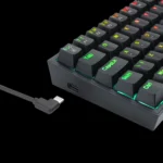 Teclado Mecânico Redragon Fizz RGB Switch Marrom k617-RGB - Imagem 7