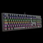Teclado mecânico T-Dagger Rebel com iluminação Rainbow e layout ABNT2
