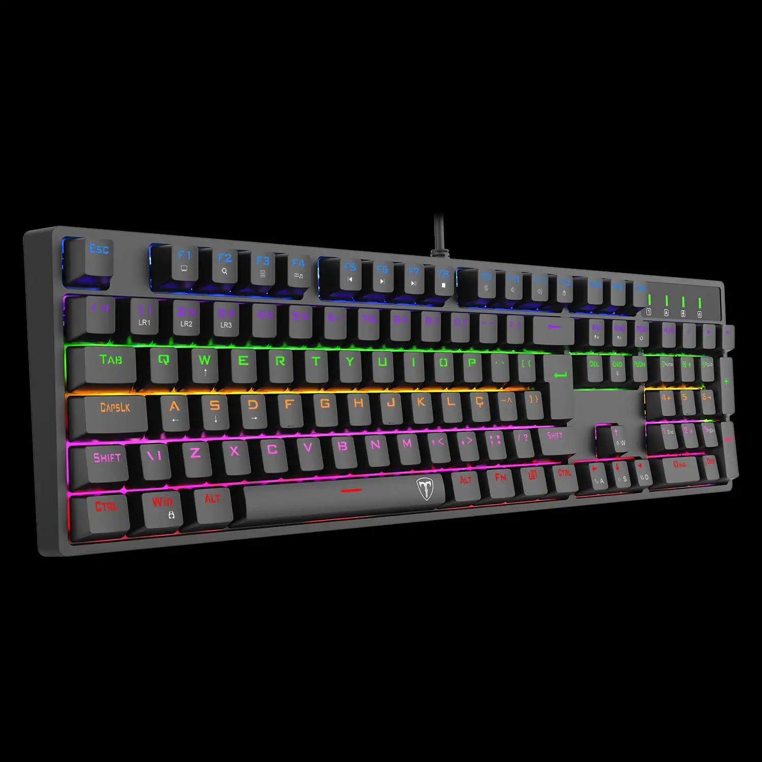 19e7c23e63313464db904c53ed5c1775.webp Teclado mecânico T-Dagger Rebel com iluminação Rainbow e layout ABNT2