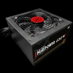 Fonte Kalkan Maxpower 650W com cabos flat pretos