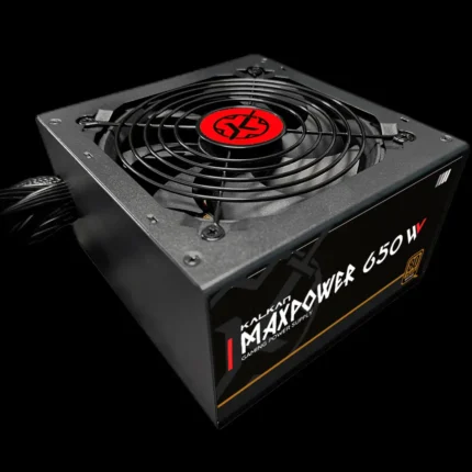 Fonte Kalkan Maxpower 650W com cabos flat pretos