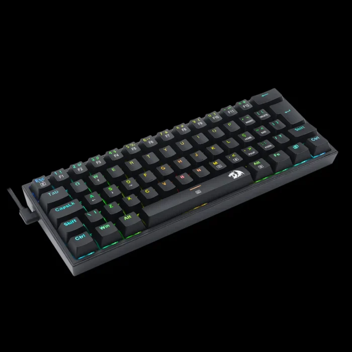 Teclado Mecânico Redragon Fizz RGB Switch Marrom k617-RGB - Imagem 5