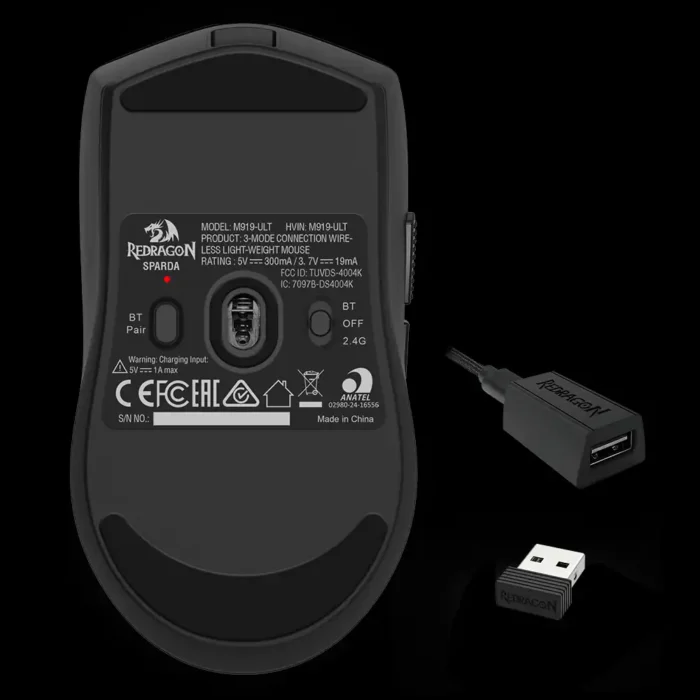 Mouse Gamer Redragon Sparda Ultra 45000DPI Polling Rate 8K - Imagem 5