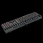 Detalhe das teclas doubleshot do teclado T-Dagger Rebel